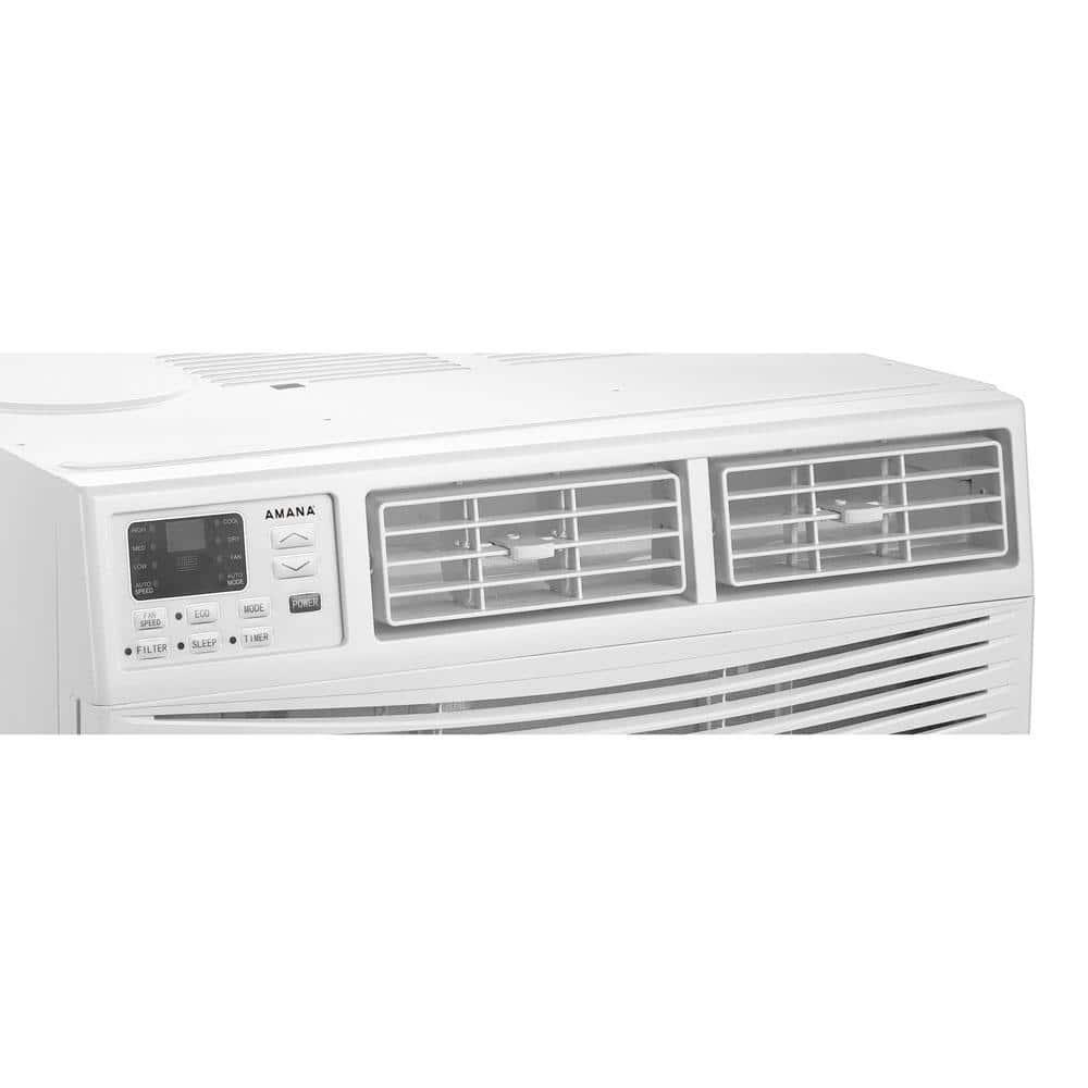 Amana 12000 BTU 115V Window AC w Remote for Rooms up to 550 sq ft 24Hour Timer 3Speed AutoRestart Digital Display White