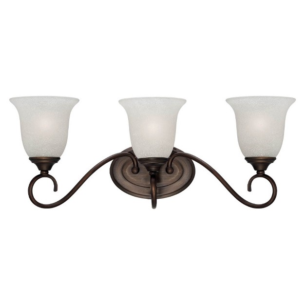 Millennium Lighting 3 Light Vanity Rubbed Bronze