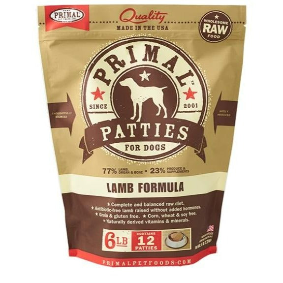 Lamb Formula Raw Frozen Dog Food