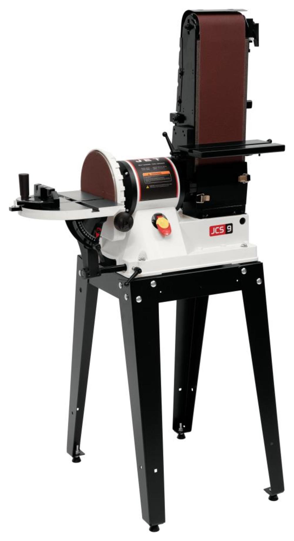 JSG-96OS 6 In. x 48 In. Belt / 9 In. Disc Sander with Open Stand， 3/4 HP 1Ph， 115 V ;