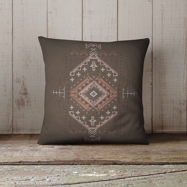 ZINA BROWN Indoor|Outdoor Pillow By Kavka Designs