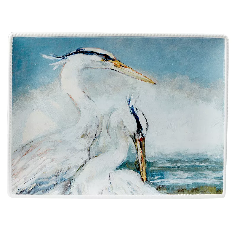 Certified International Shorebirds Rectangle Platter