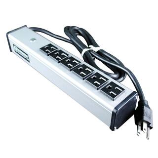 Legrand Wiremold 6-Outlet 15 Amp Compact Power Strip 15 ft. Cord UL206BD