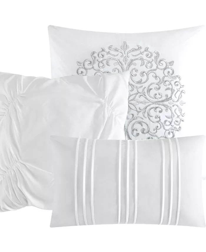 Stratford Park Tessa 7 Piece Comforter Set， Queen