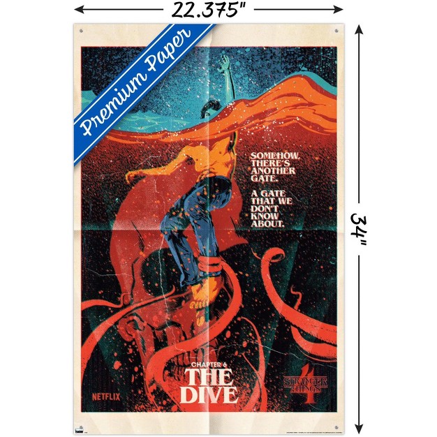 Trends International Netflix Stranger Things Season 4 The Dive Unframed Wall Poster Prints