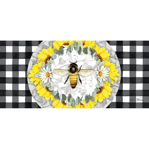 Evergreen Enterprises Honey Bee Flowers Sassafras Switch Mat