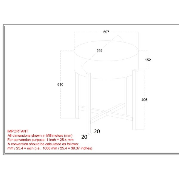 Contemporary Solid Wood Accent Table in Natural