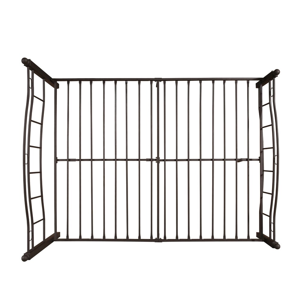 Bouvardia Contemporary Iron Bed Frame by Christopher Knight Home