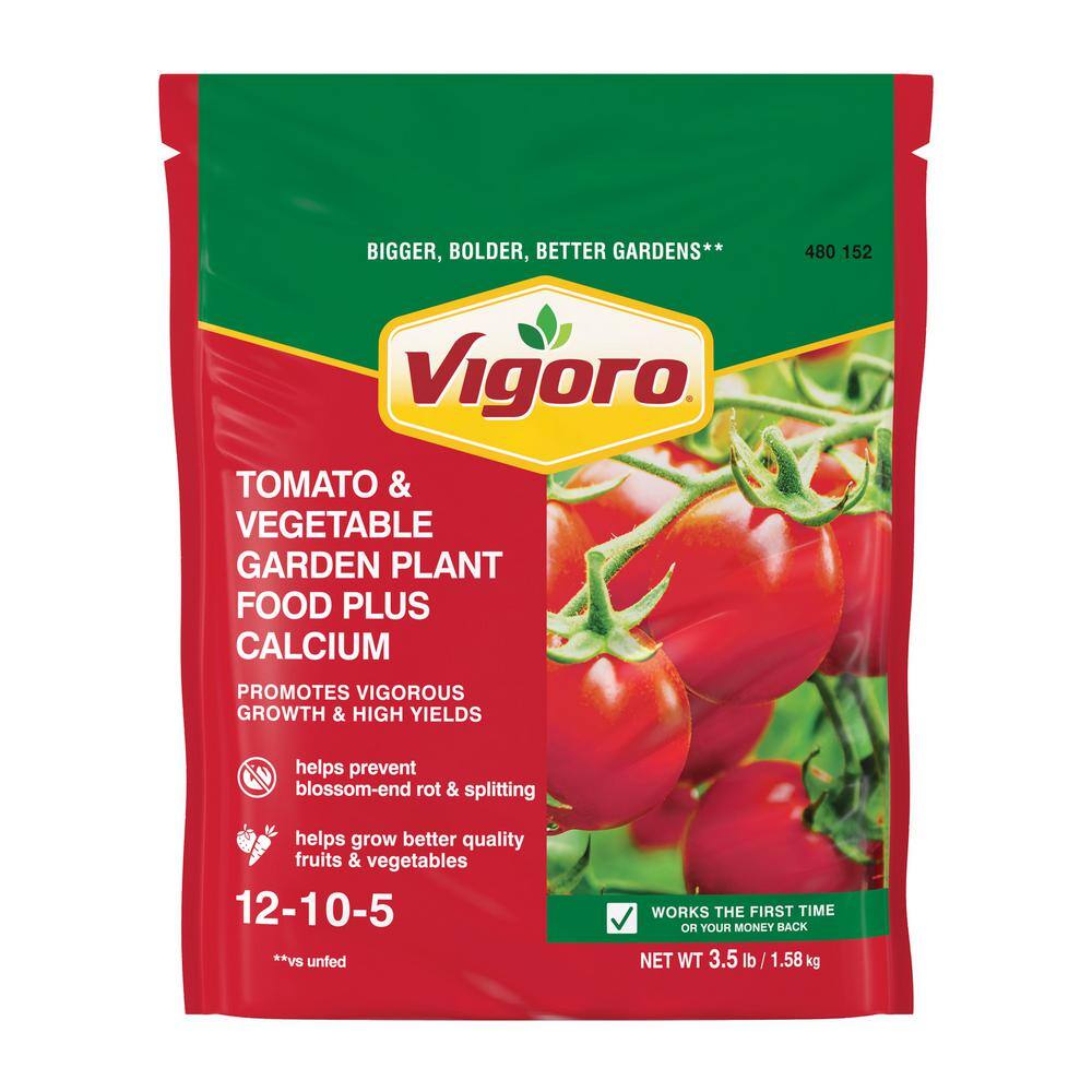 Vigoro 3.5 lb. All Season Tomato and Vegetable Garden Plant Food Plus Calcium (12-10-5) 124346