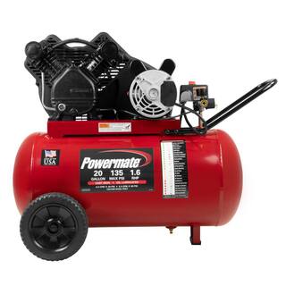 Powermate 20 Gal. Portable Electric Air Compressor PP1682066.MN