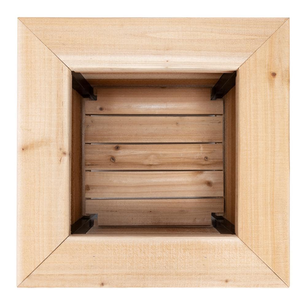 Outdoor Essentials Haven 18 in. x 18 in. x 27 in. Square Tall Cedar Planter Box 508740