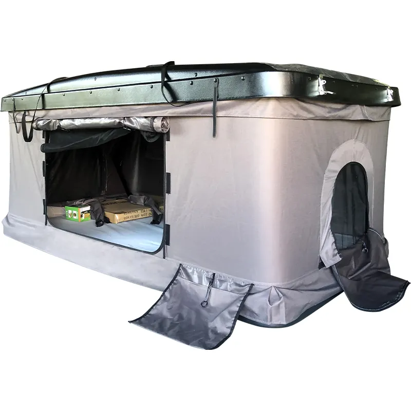 Camping Camper aluminum Rooftop Tent Car Hard shell Roof Top Tent For Outdoor Camping Hiking top roof car tent 4 people