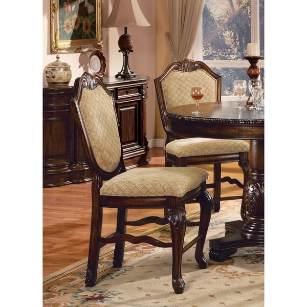 Acme Furniture Chateau De Ville Espresso Counter-height Chair (Set of 2)