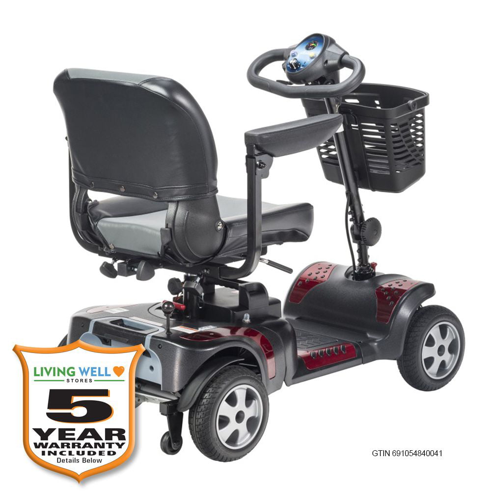 Phoenix HD 4-Wheel Scooter by Drive Medical (20" Seat) Includes 5 Year Extended Warranty