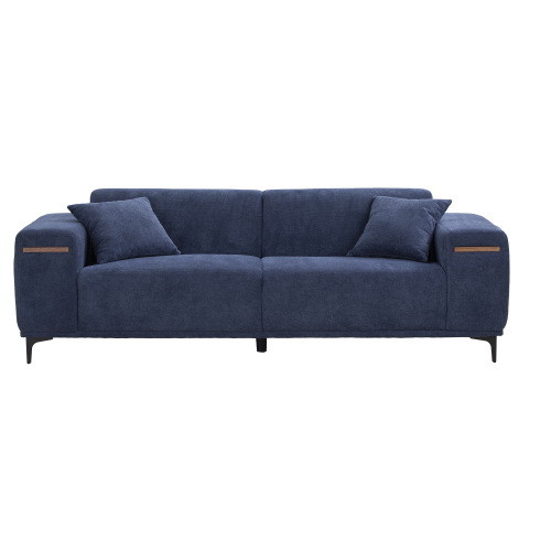 90 Mid Century 3 Seater Sofa with 2 Stretchable W...