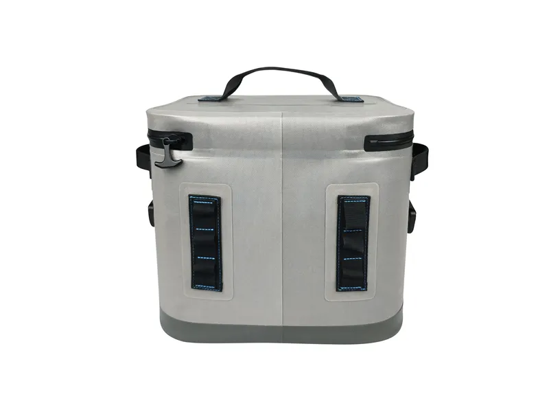 Hopper flip ice cooler box portable beer wine hopper soft cooler with Padded Shoulder Strap