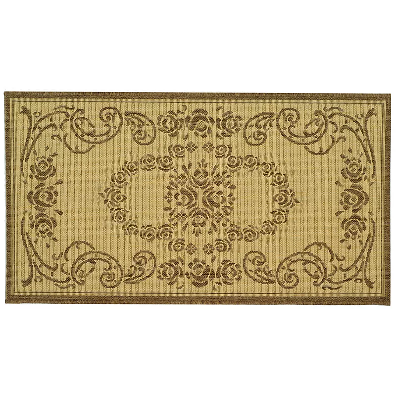 Safavieh Courtyard Cascading Floral Indoor Outdoor Rug