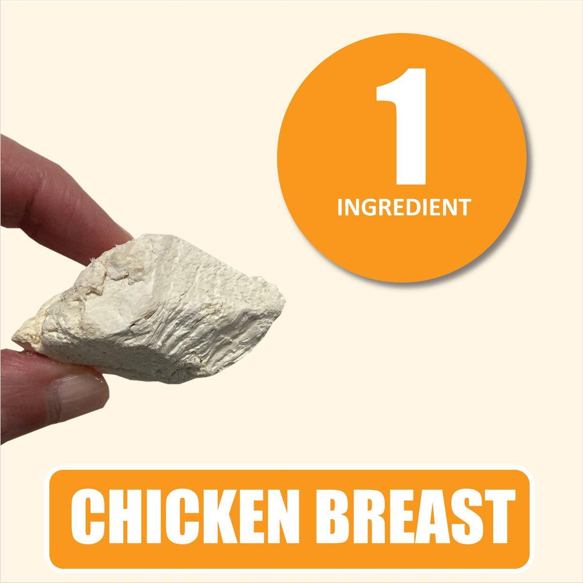 Whole Life Just One Ingredient Pure Chicken Breast Freeze-Dried Dog and Cat Treats