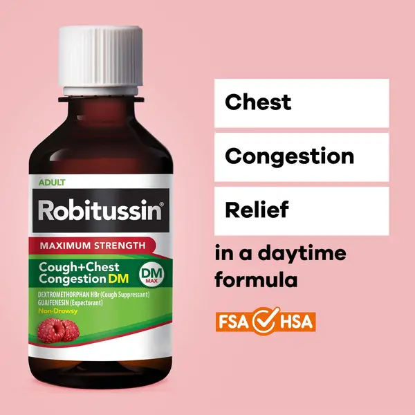 Robitussin Maximum Strength Cough+Congestion DM