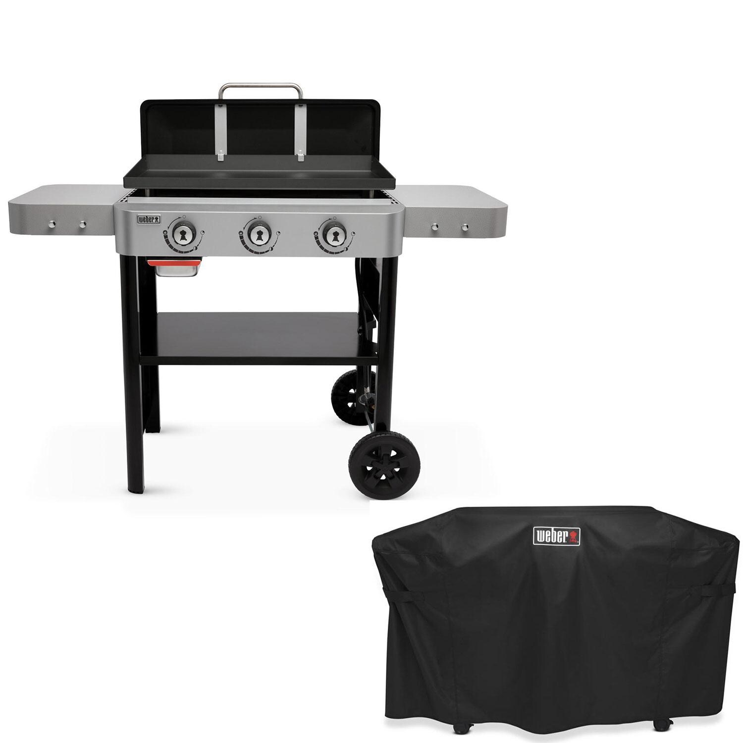 Weber 28-Inch Propane Griddle Bundle