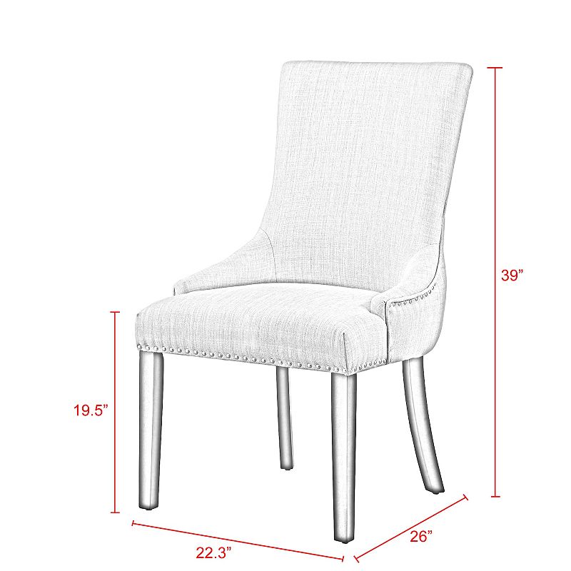 Calvin Dining Chair Button Tufted