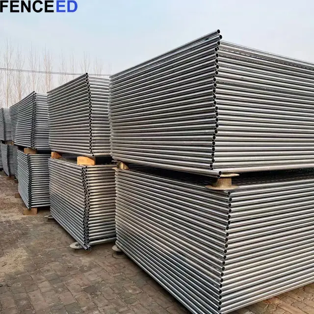 Easily Assembled Australia Standard 1.8m x 2.4m Galvanized Steel Temporary Fence Supplies