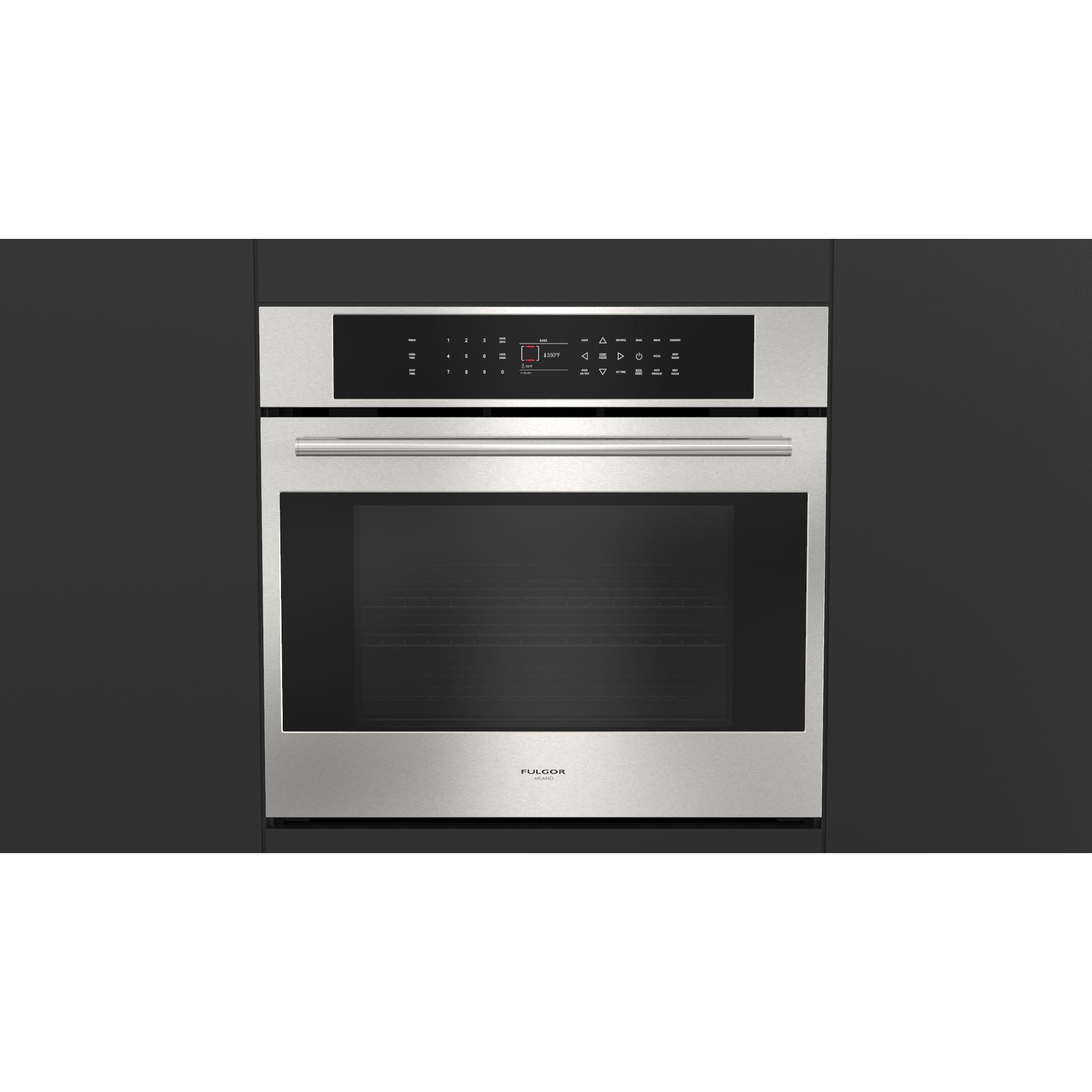 Fulgor Milano 30-inch, 4.4 cu.ft. Built-in Single Wall Oven with Convection Technology F7SP30S1