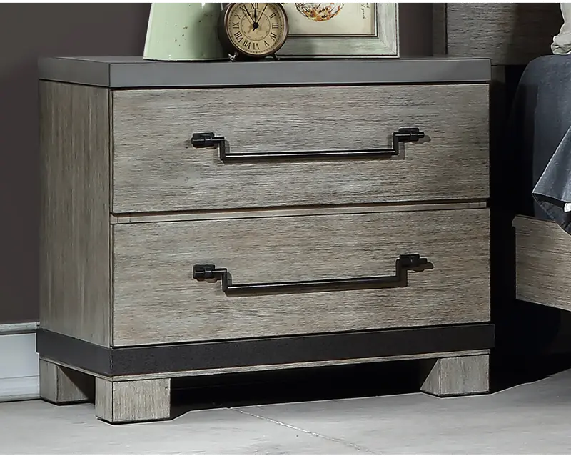 Perry Gray Nightstand