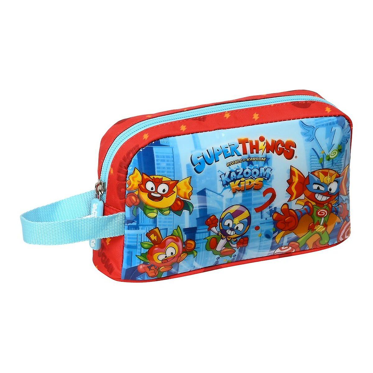 Thermal Lunchbox SuperThings Kazoom Kids Red Light Blue (21.5 x 12 x 6.5 cm)