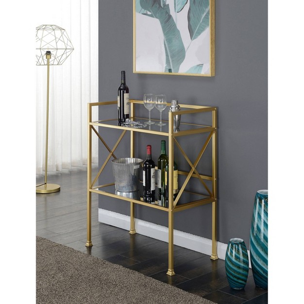 Gold Coast Bar Hall Table Mirror gold Breighton Home