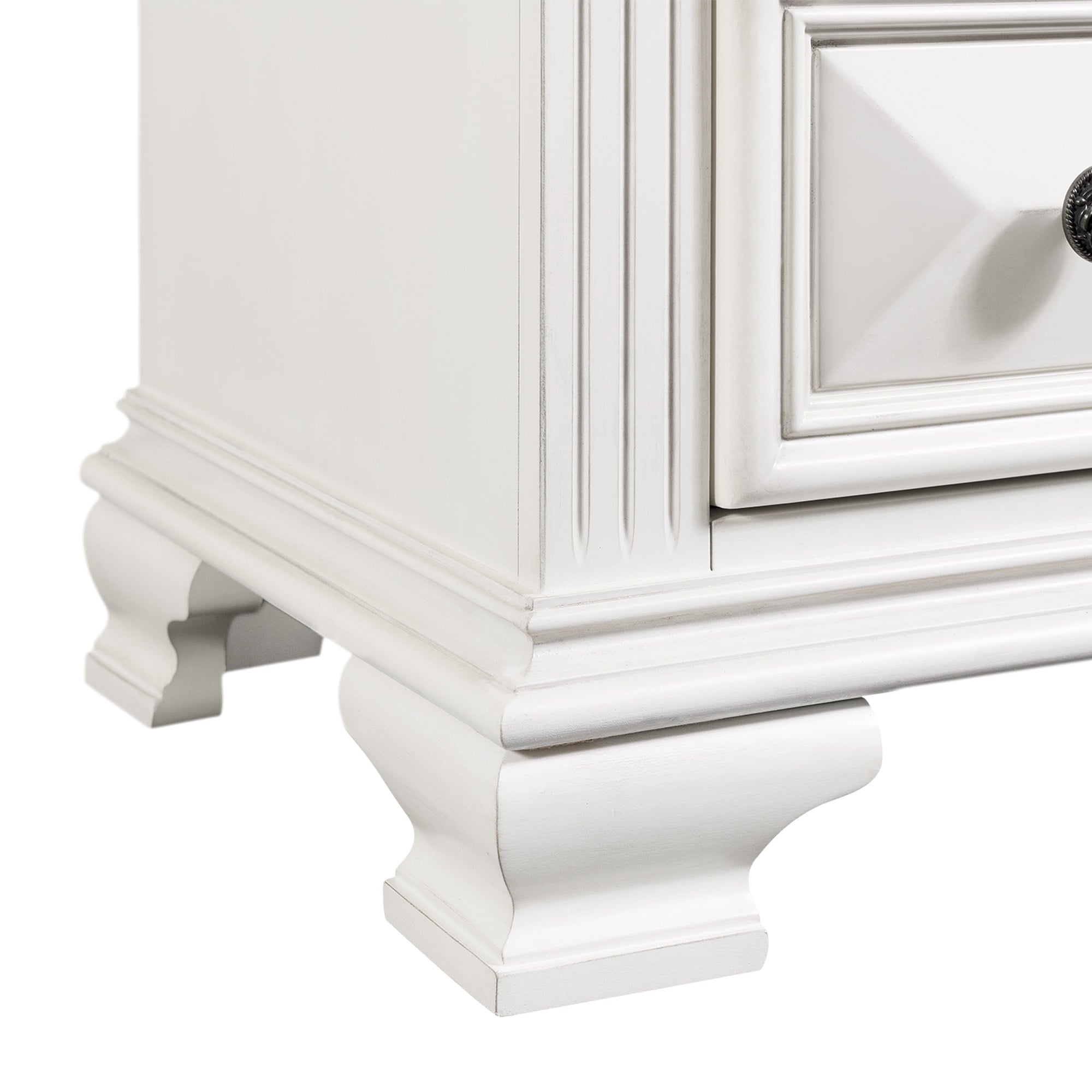 Picket House Furnishings Trent 2-Drawer Nightstand in White