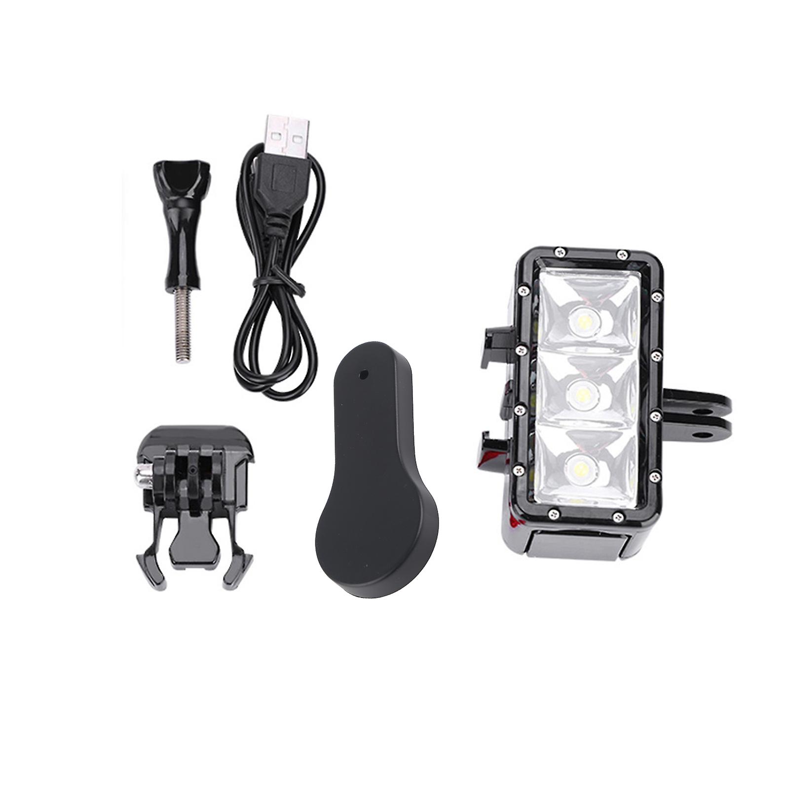 30m/98.4ft Mini Underwater Waterproof Diving Led Video Light Fill Lamp For Hero For Sjcam