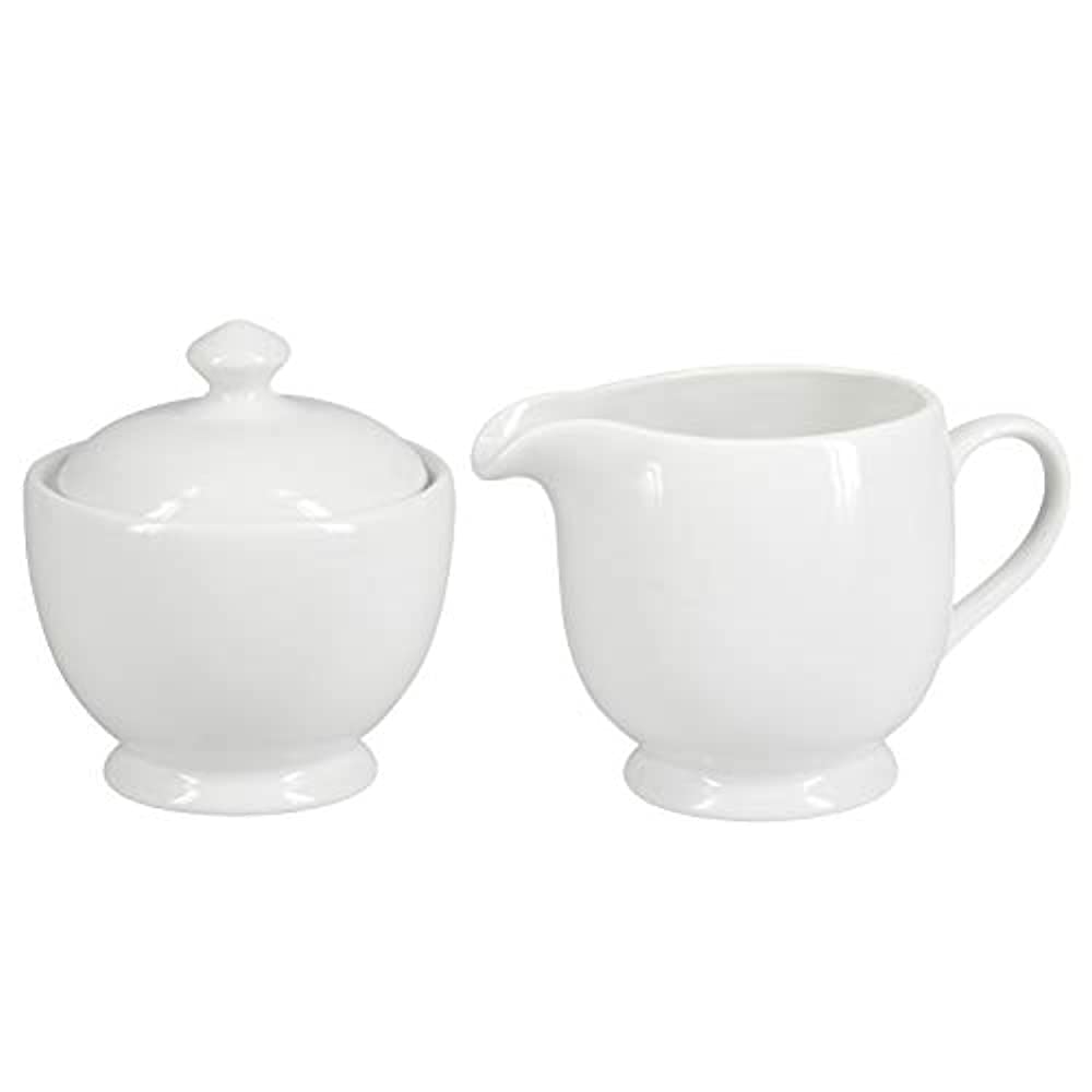 BIA Cordon Bleu Bistro Sugar Bowl and Creamer White