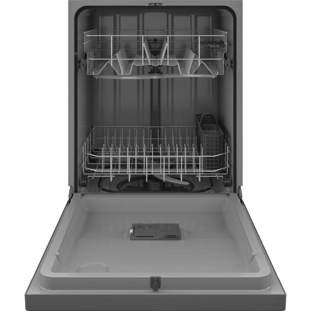 GE 24 in BuiltIn Tall Tub Front Control Stainless Steel Dishwasher with Sanitize Dry Boost 55 dBA