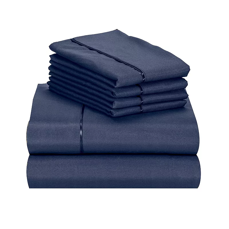 Luxclub's Premium Bed Sheet Set - Silky Soft， Deep Pockets 18， Eco-friendly， Wrinkle-free