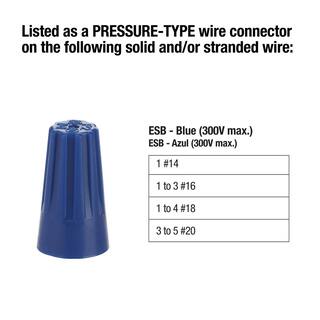 Commercial Electric Assorted (Blue and Orange) Standard Wire Connectors (540-Pack) ESA-540