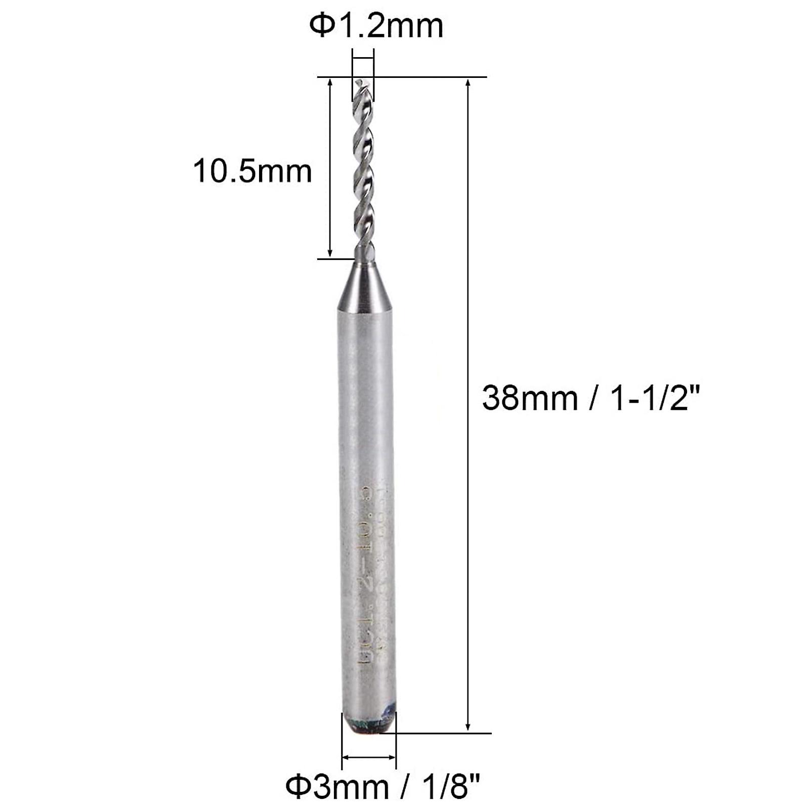 1.2mm Pcb Micro Drill Bit Mini Spiral Bit Hand Drill Bit Hole Drilling Cutter For Cnc Engraving