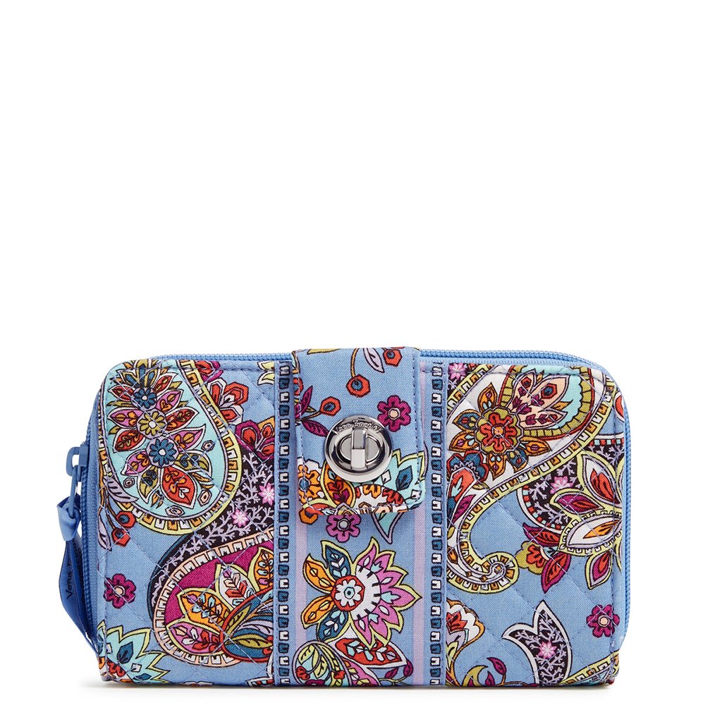 Vera Bradley  RFID Turnlock Wallet in Provence Paisley