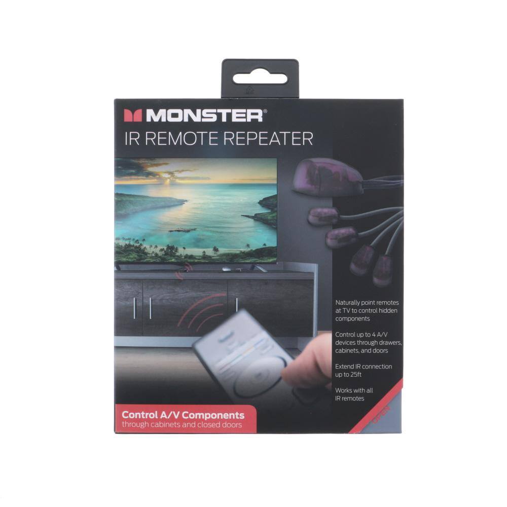 Monster IR Remote Repeater MHX1-1007-BLK