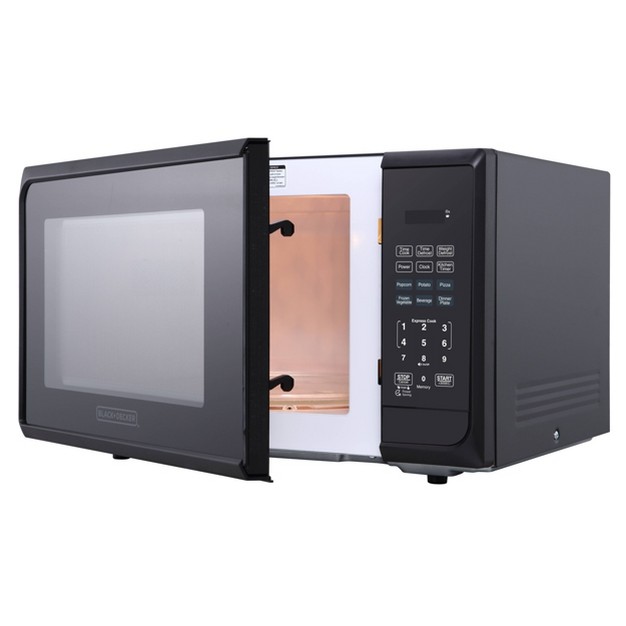 Black decker 1 1 Cu Ft 1000w Microwave Oven Stainless Steel Black