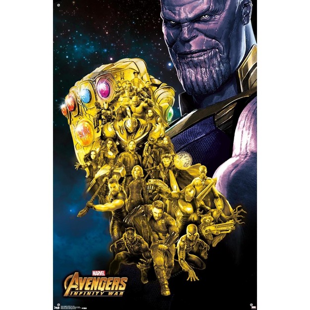 Trends International Marvel Cinematic Universe Avengers Infinity War Fist Unframed Wall Poster Prints