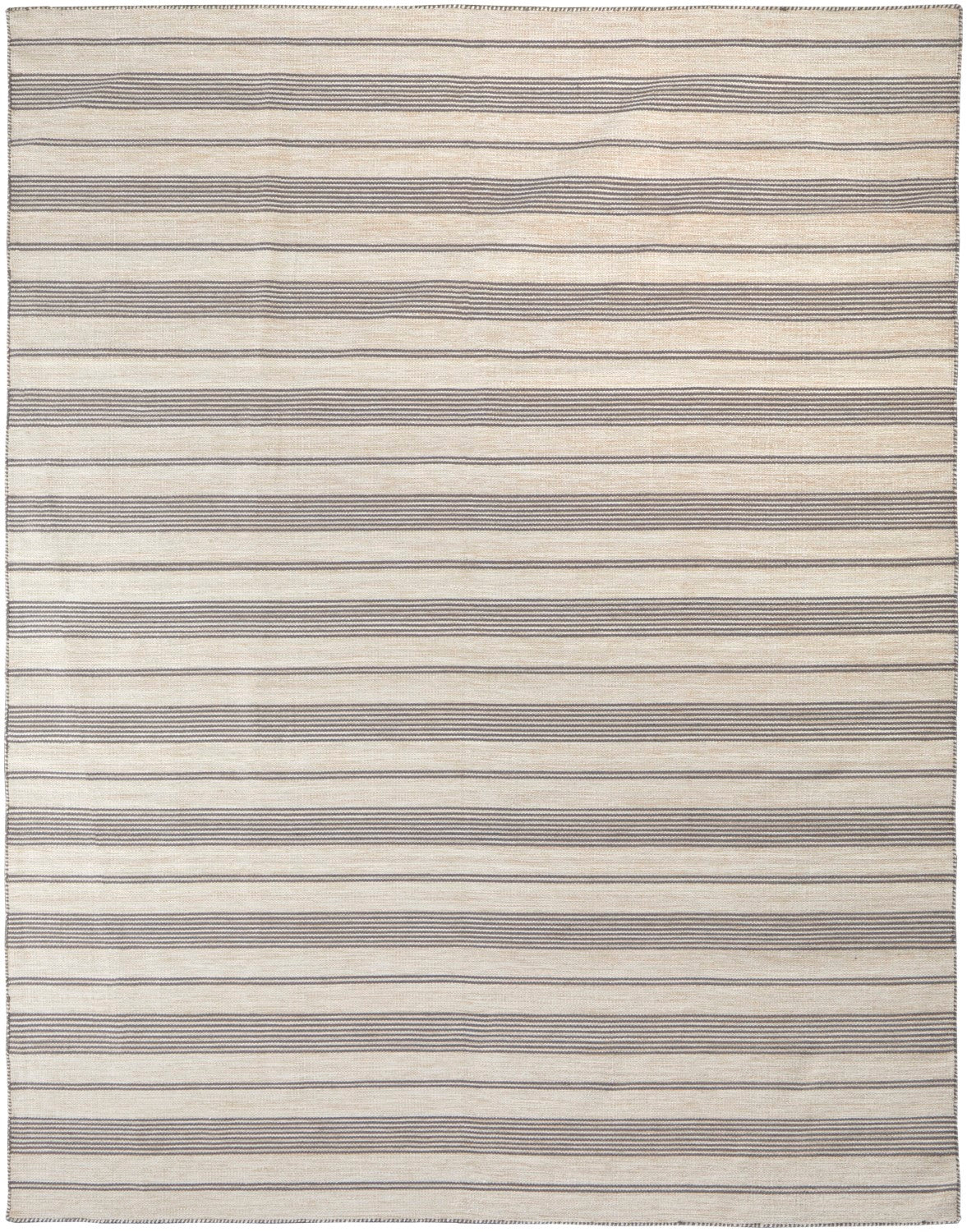 Granberg Hand Woven Stripes Gray / Ivory Rug