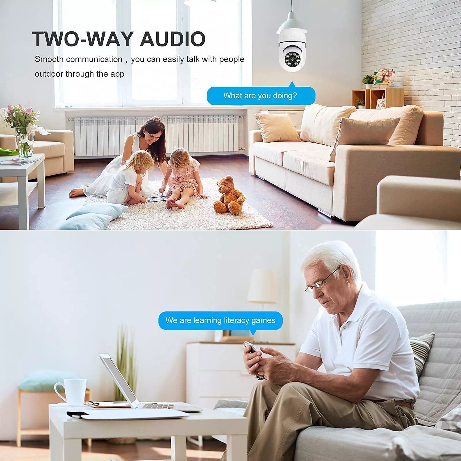 🔥SUMMER HOT SALE - 49% OFF🔥Wireless Wifi Light Bulb Camera Security Camera