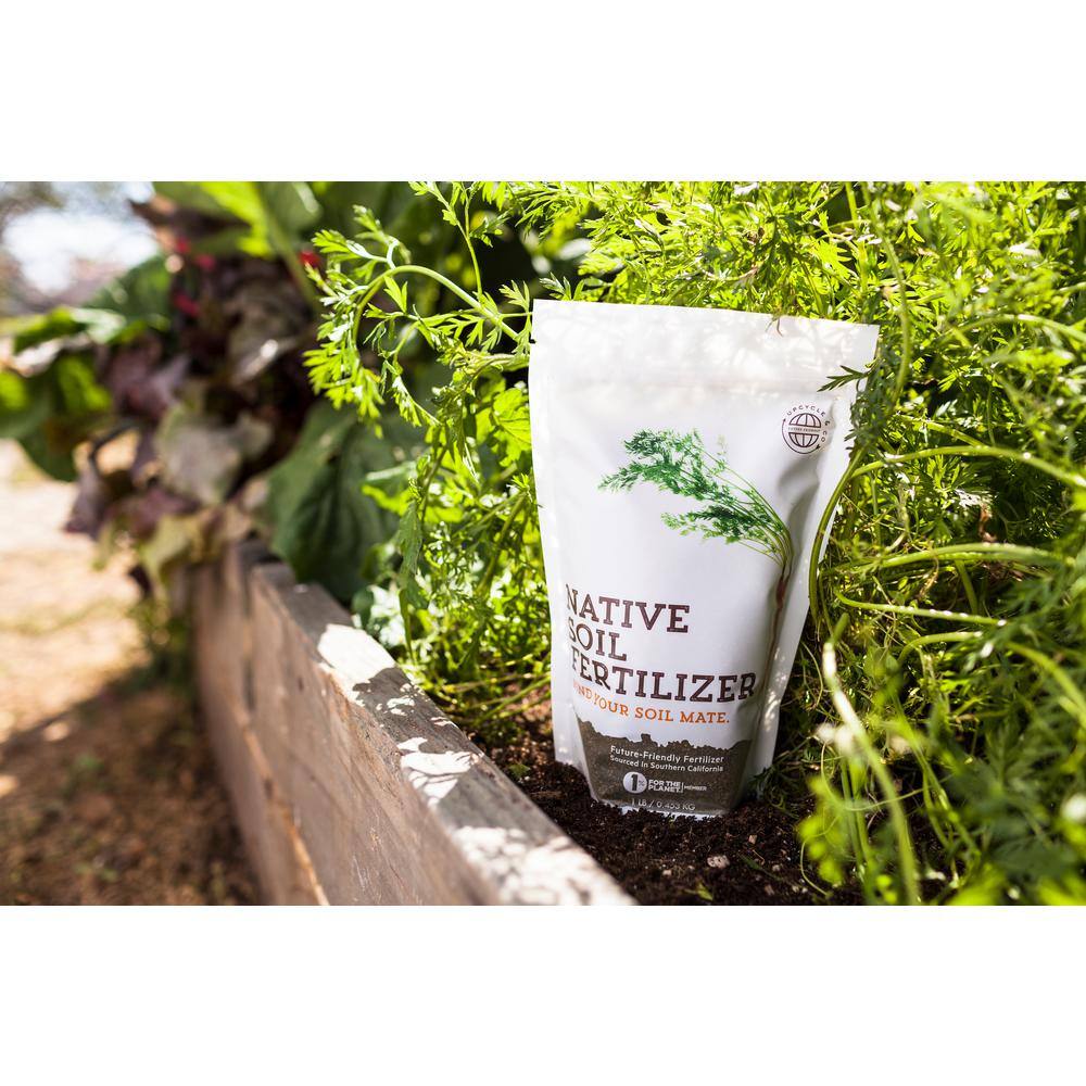 Native Soil 1 lb. Natural Dry Fertilizer and Soil Conditioner 867240000326