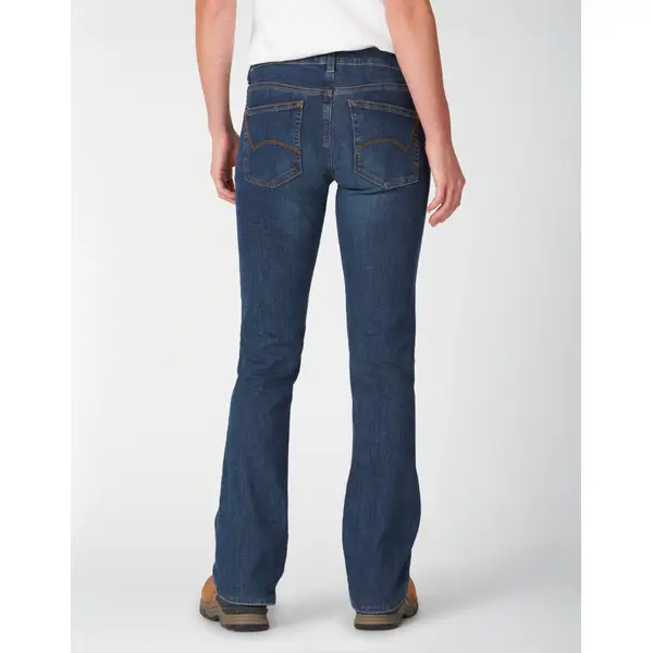 Dickies Women's Perfect Shape Denim Bootcut Jeans