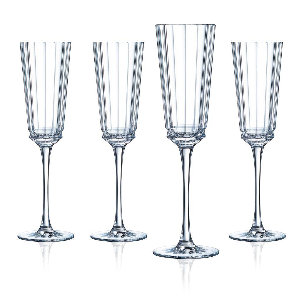 Cristal D'Arques Macassar 5.75 oz. Champagne Flute (Set of 4) P0375