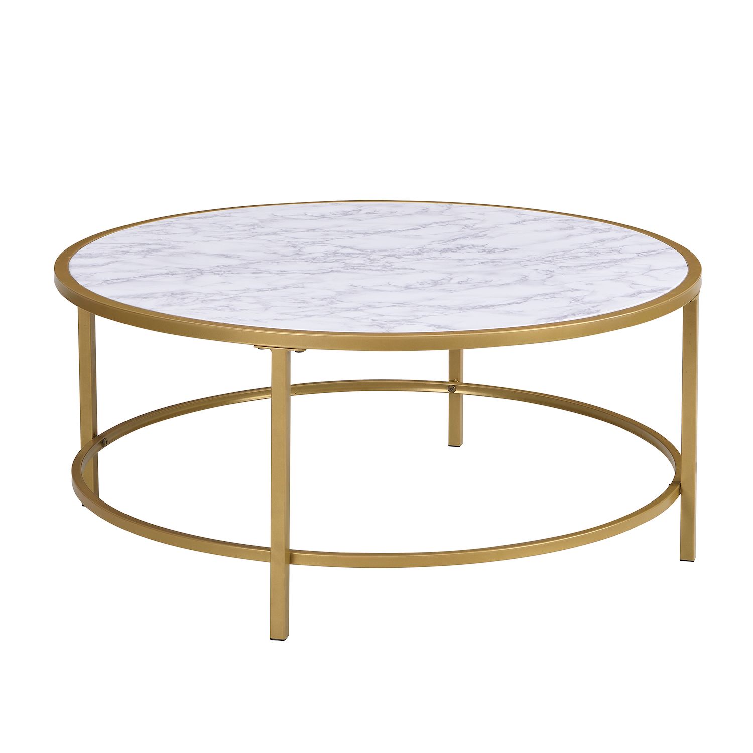 Carolina Chair and Table Verazano Faux-Marble 36 Coffee Table