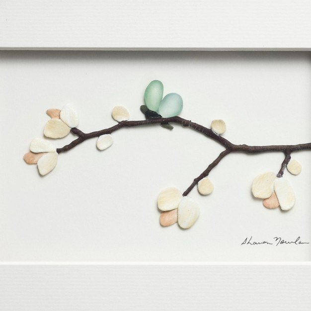 Demdaco Blossoms And Butterfly Wings Wall Art White