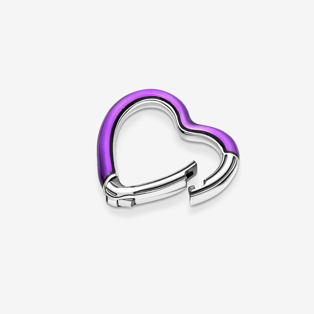 PANDORA  Pandora ME Bright Purple Styling Heart Connector