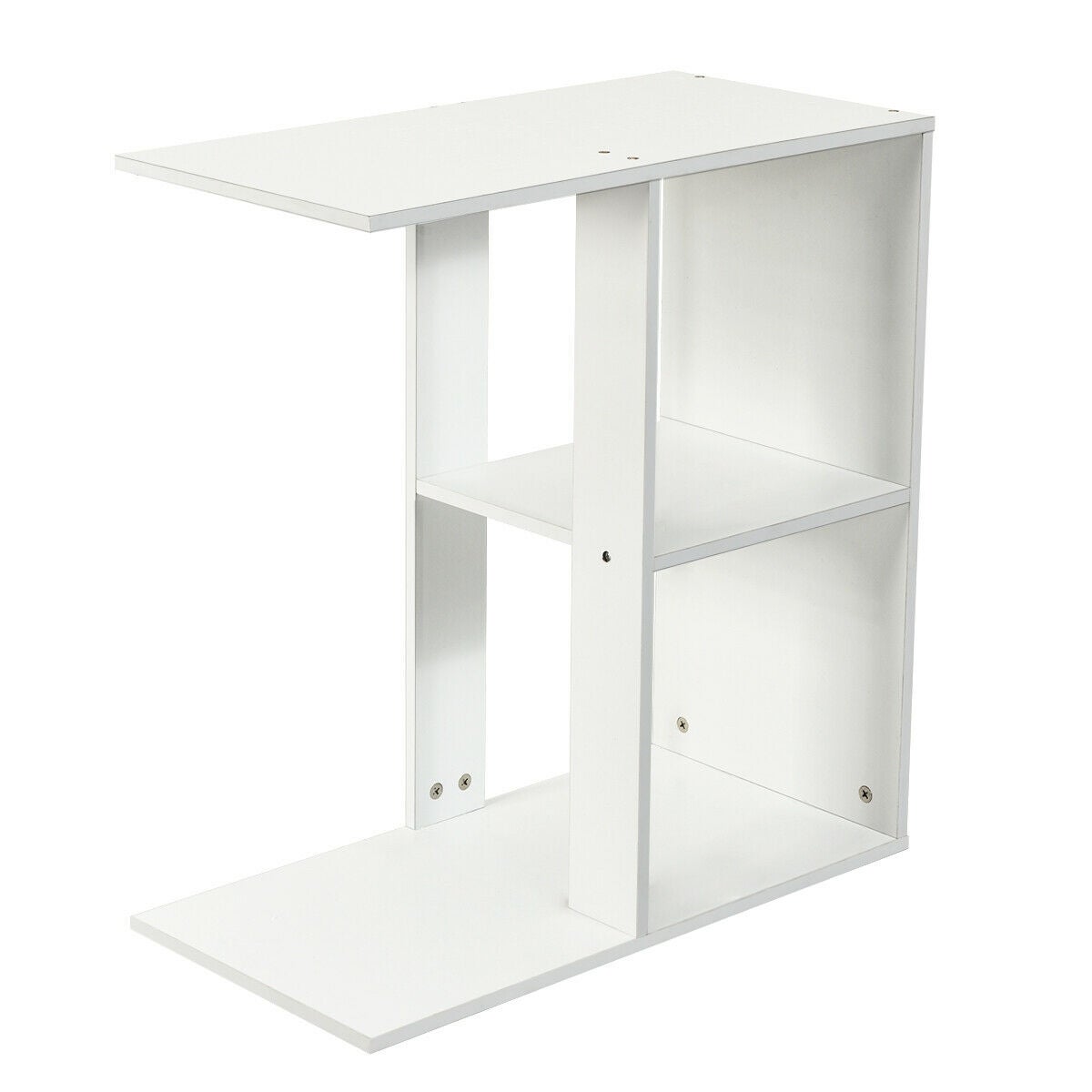 3-tier Side Table with Storage Shelf - 23.5